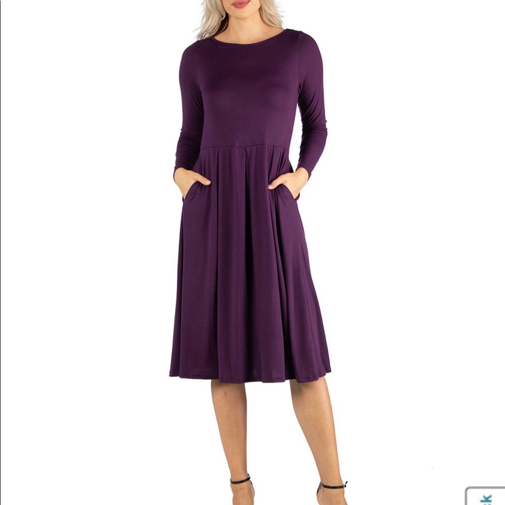 Purple dress: Medium
